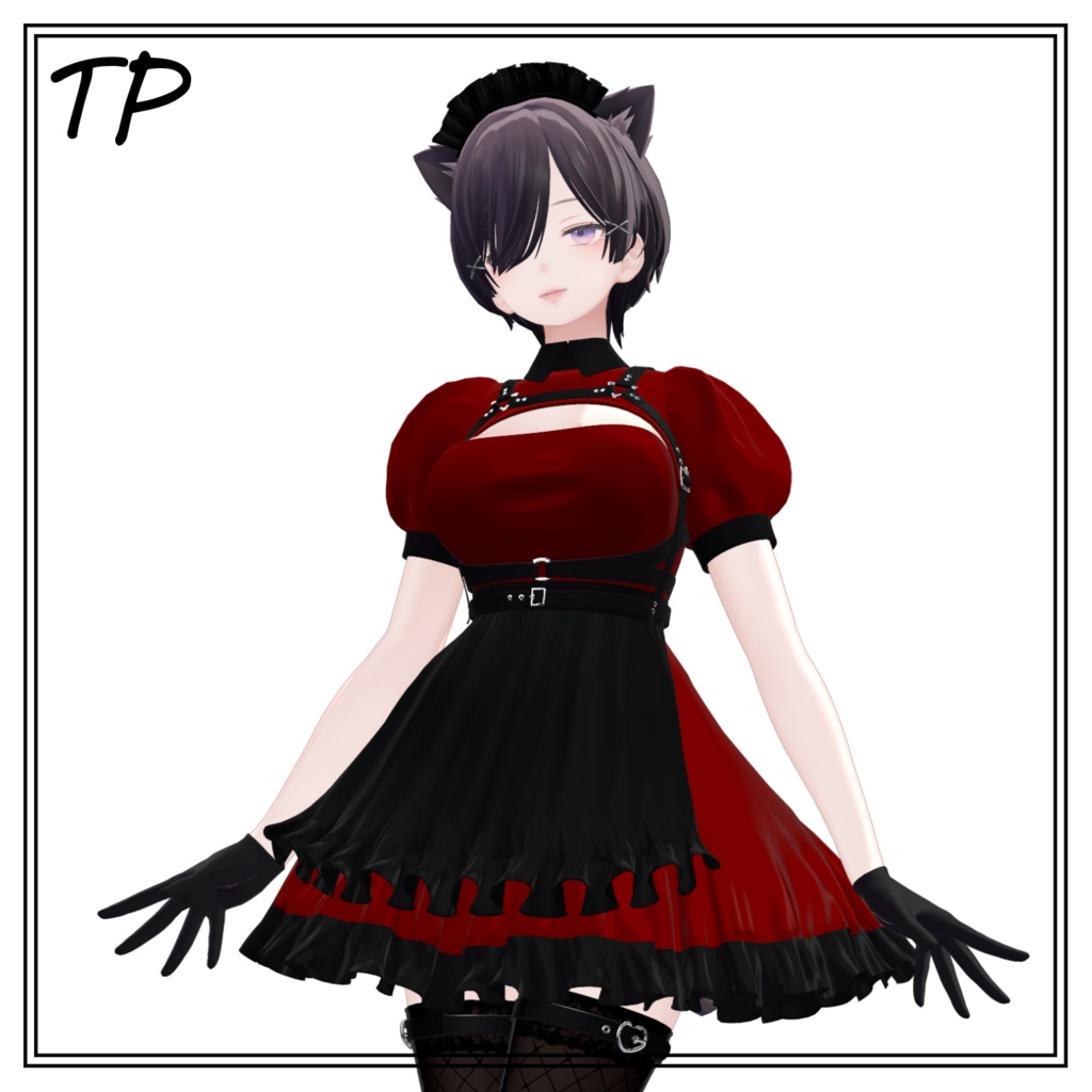 【森羅ちゃん用】Harness Maid 【胸 big small 対応】