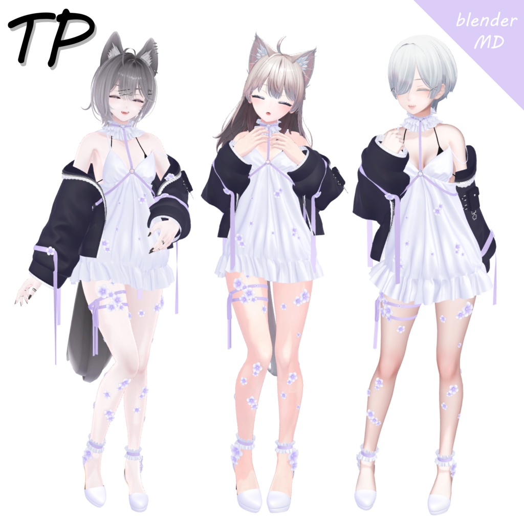 〘 5 avatar 〙Flower Tech コラボ衣装 SALE価格