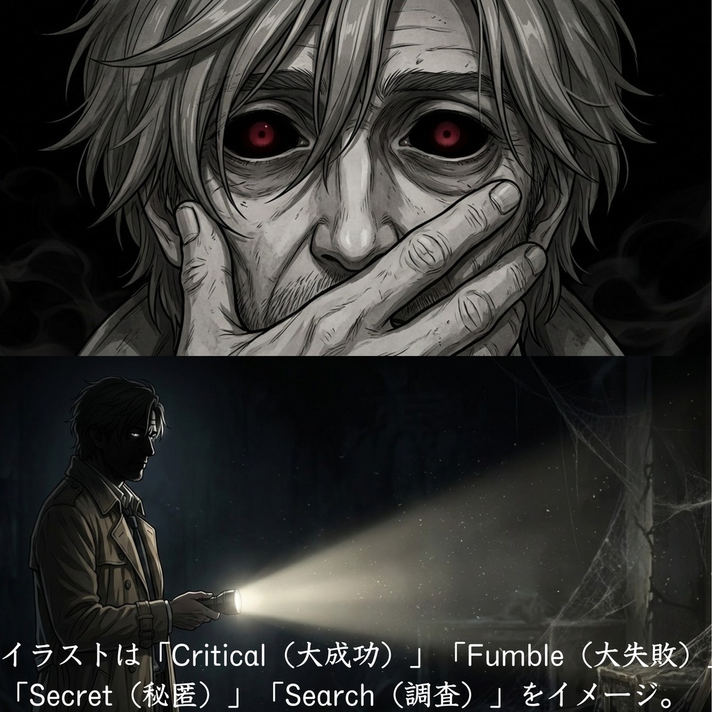 【無料版有】疲弊したベテラン刑事・おじさん 立ち絵素材【返り血差分・狂気・1枚絵収録 / TRPG・ゲーム向け】ハチ