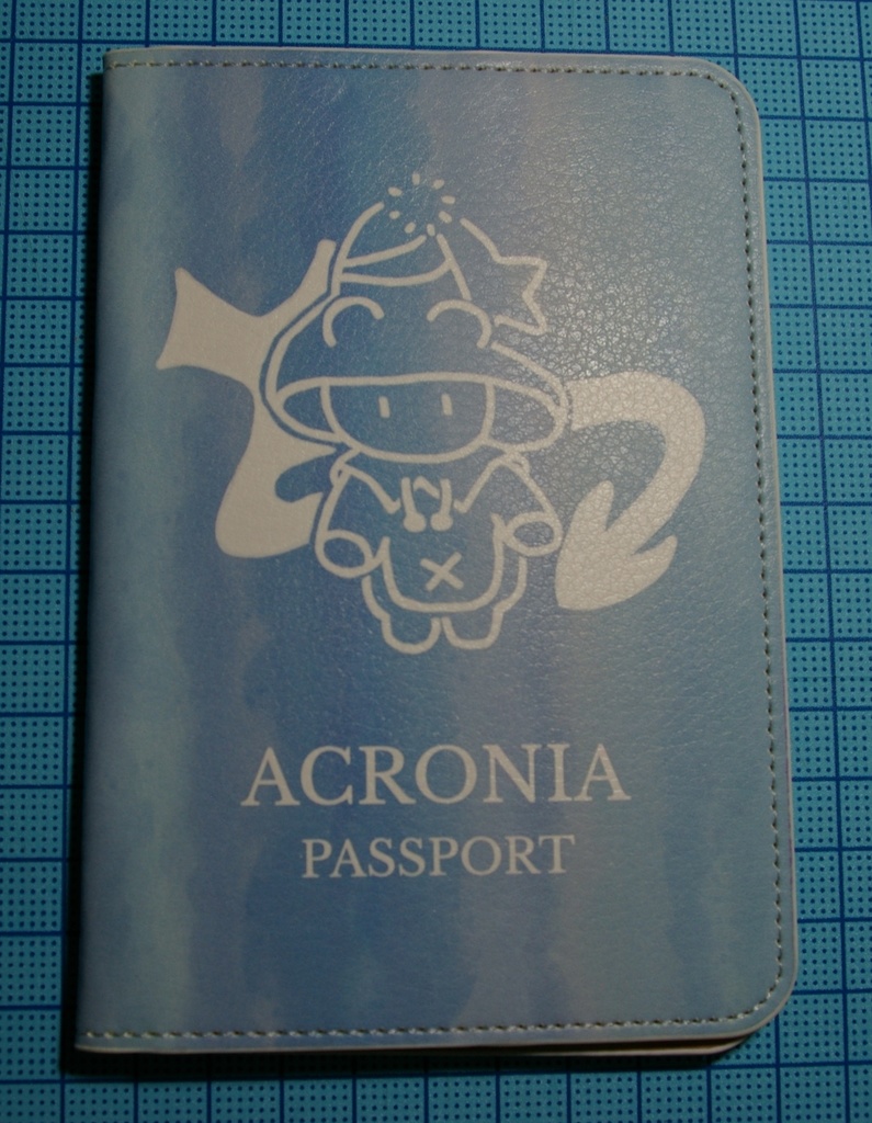 たいにー あくろにあ ぱすぽーとけーす (あお)