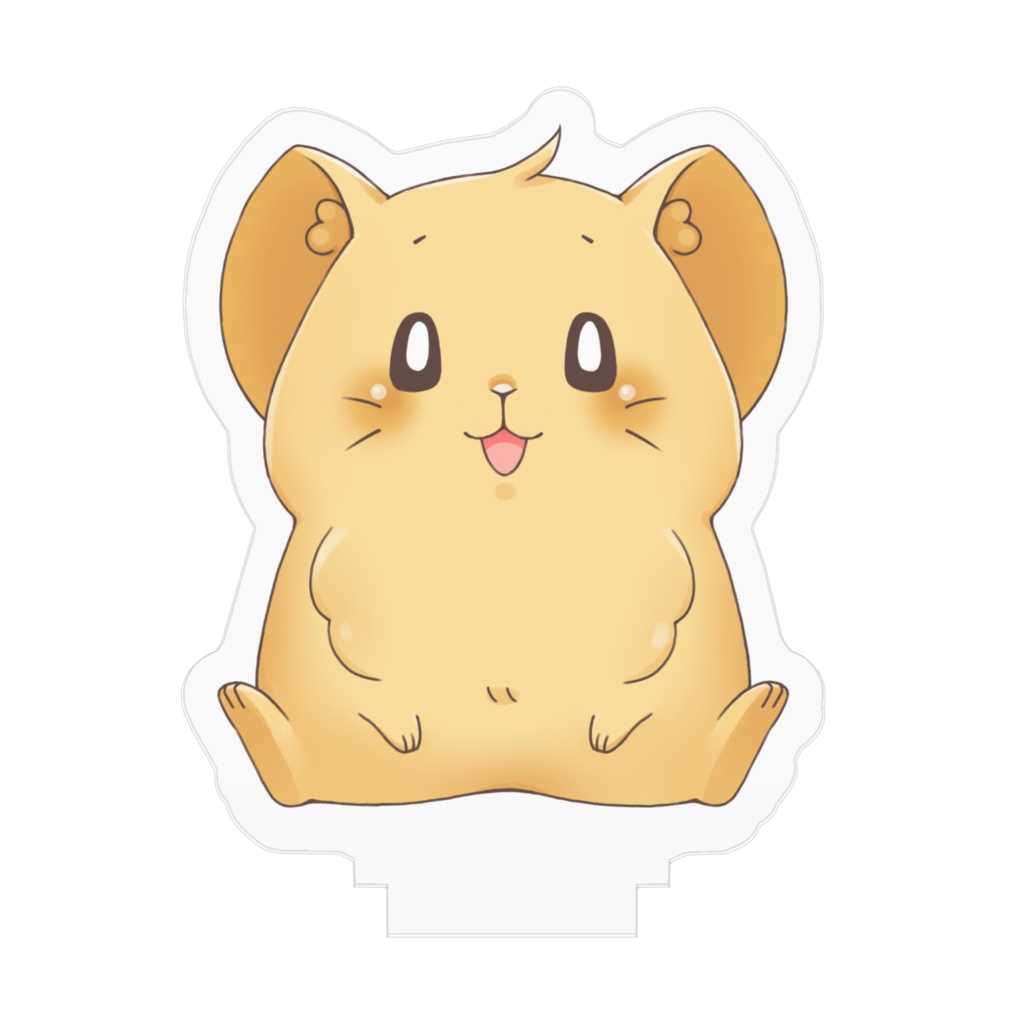 小動物の赤ちゃんアクリルフィギュア