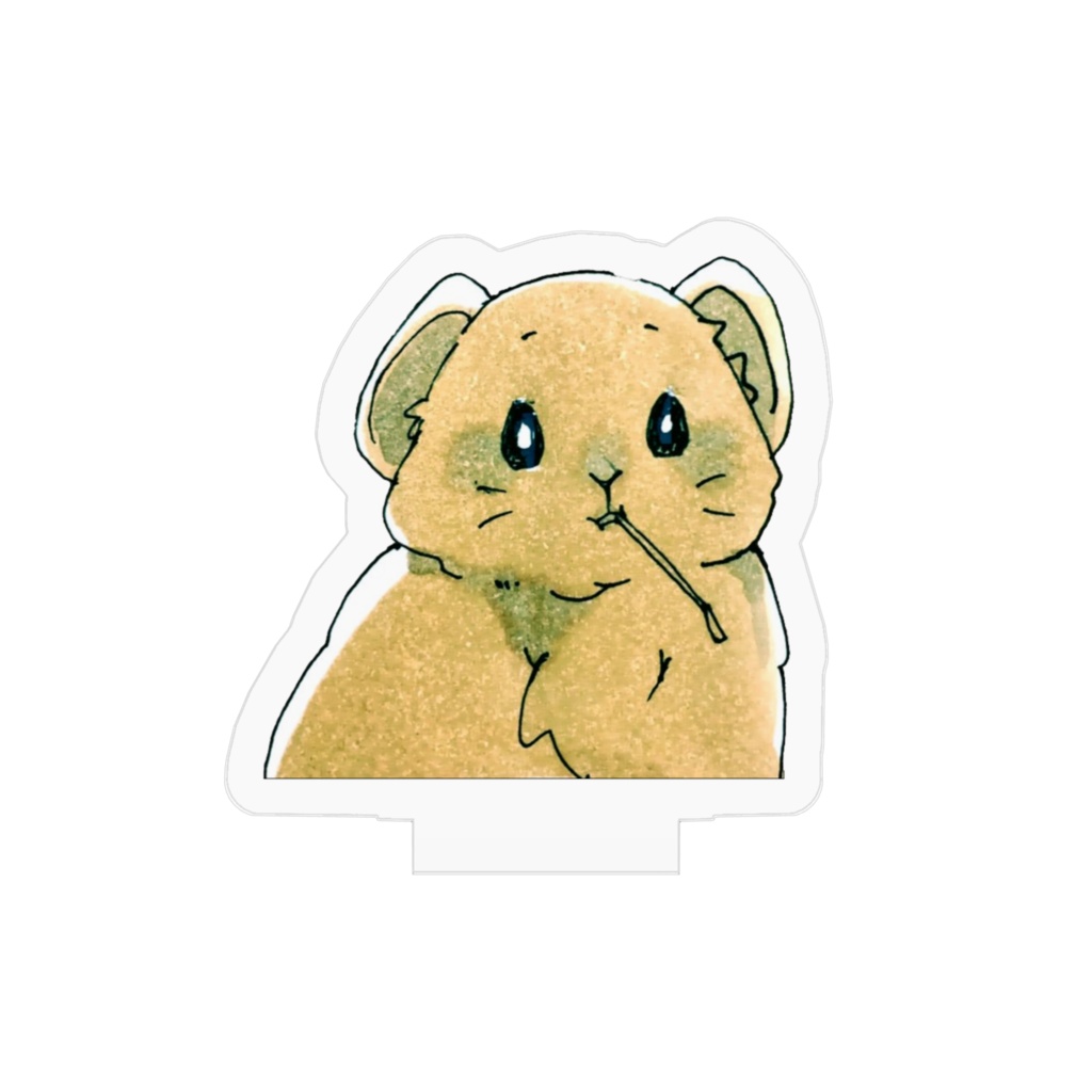 小動物の赤ちゃんアクリルフィギュア