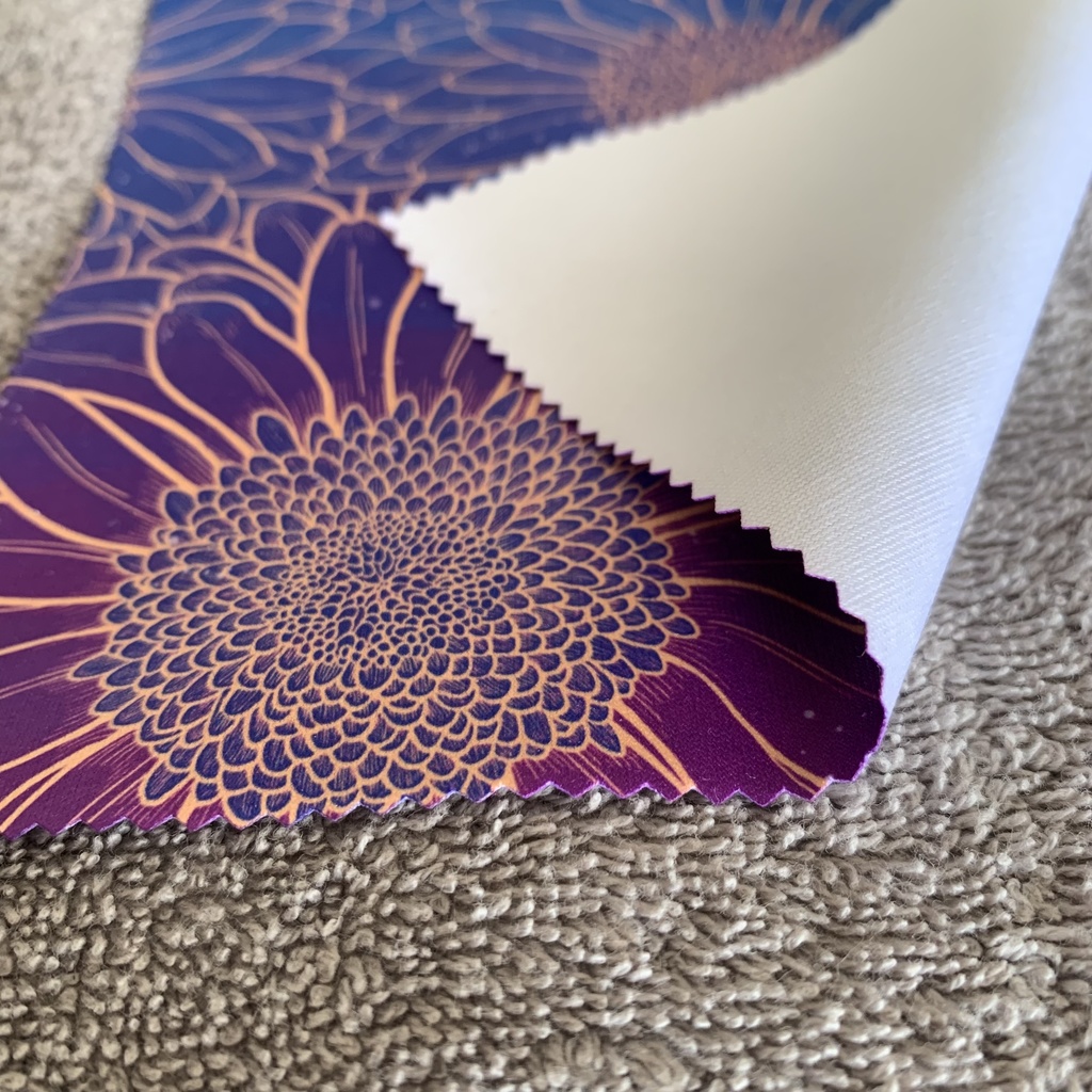 メガネ拭き-マイクロファイバークロス《夜空色のガーベラ》