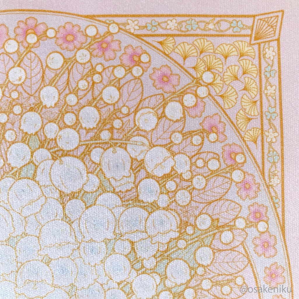 メガネ拭き-マイクロファイバークロス《光のスズラン》