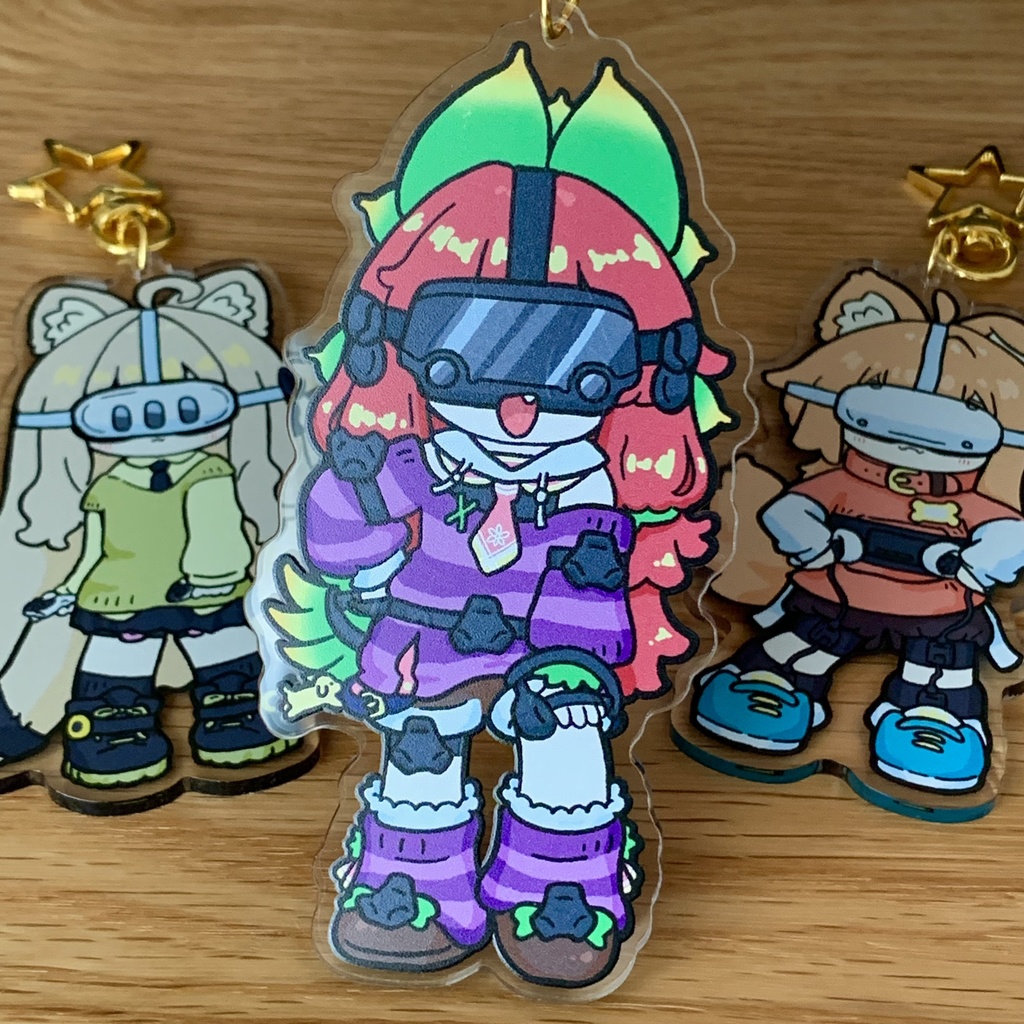 頒布終了【両面アクキー】まめひなた キプフェル イサナイ・ヌク