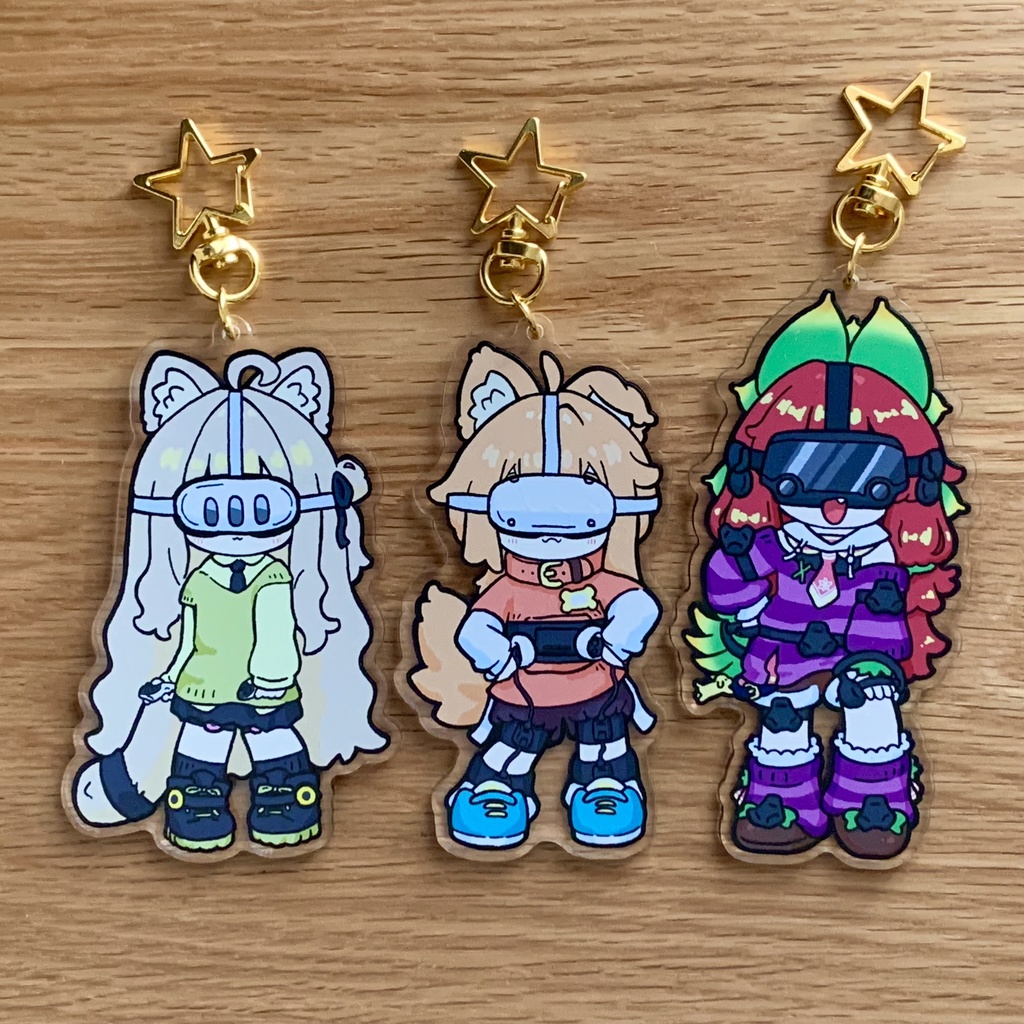 頒布終了【両面アクキー】まめひなた キプフェル イサナイ・ヌク