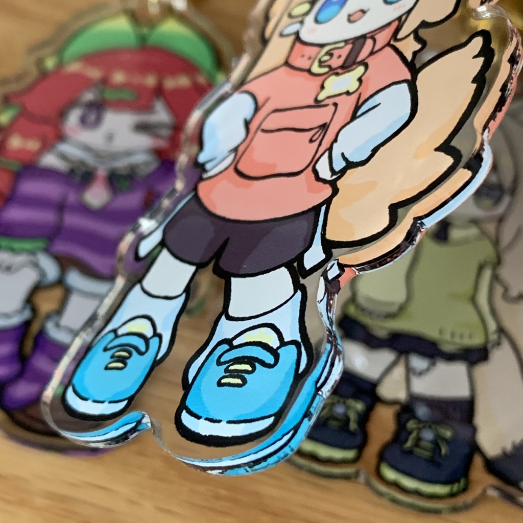 頒布終了【両面アクキー】まめひなた キプフェル イサナイ・ヌク