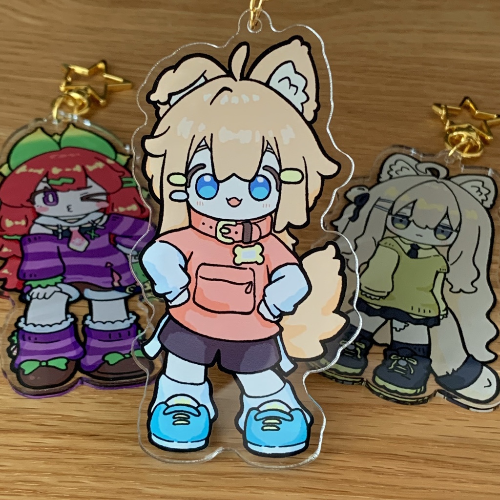 頒布終了【両面アクキー】まめひなた キプフェル イサナイ・ヌク