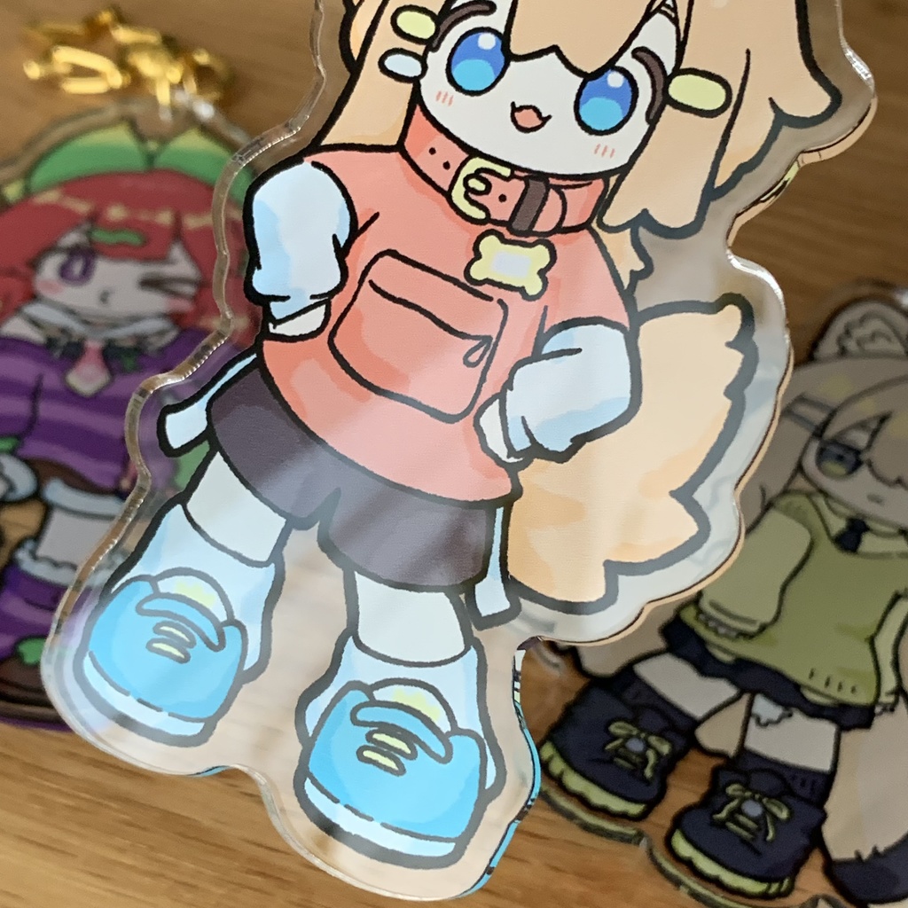 頒布終了【両面アクキー】まめひなた キプフェル イサナイ・ヌク