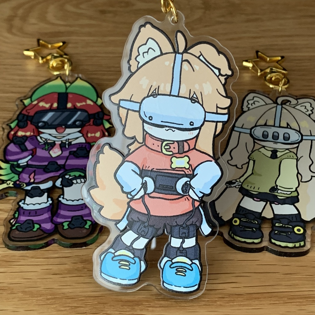 頒布終了【両面アクキー】まめひなた キプフェル イサナイ・ヌク