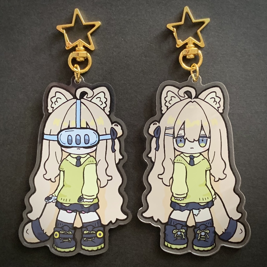 頒布終了【両面アクキー】まめひなた キプフェル イサナイ・ヌク