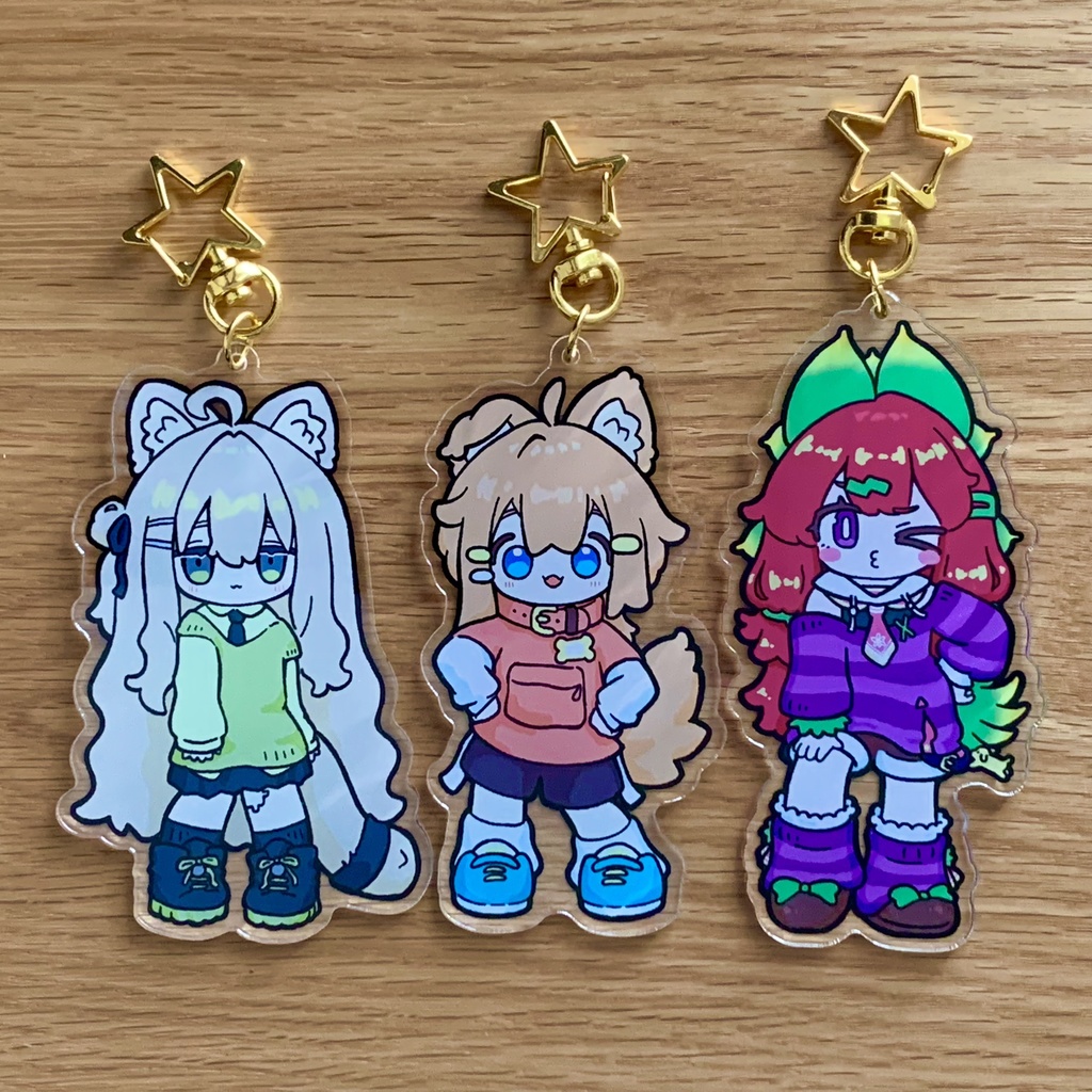 頒布終了【両面アクキー】まめひなた キプフェル イサナイ・ヌク