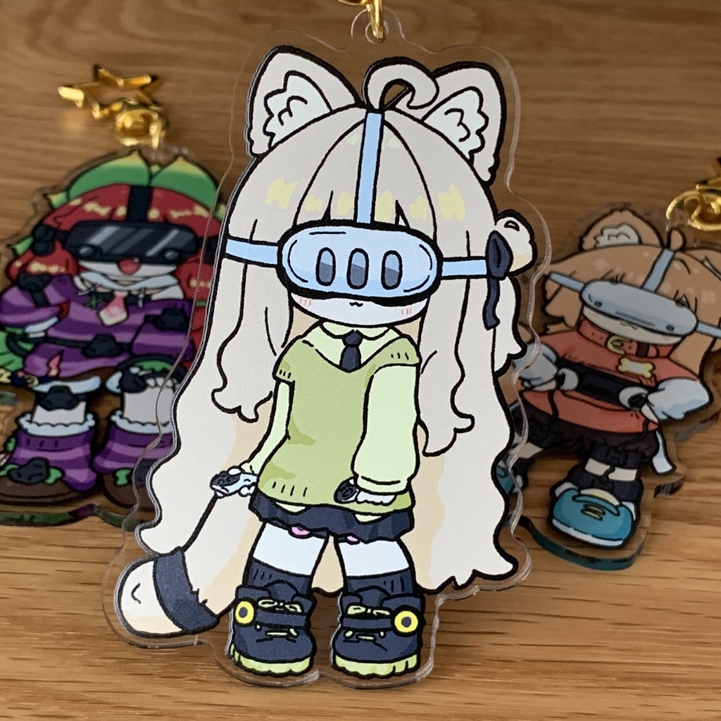 頒布終了【両面アクキー】まめひなた キプフェル イサナイ・ヌク