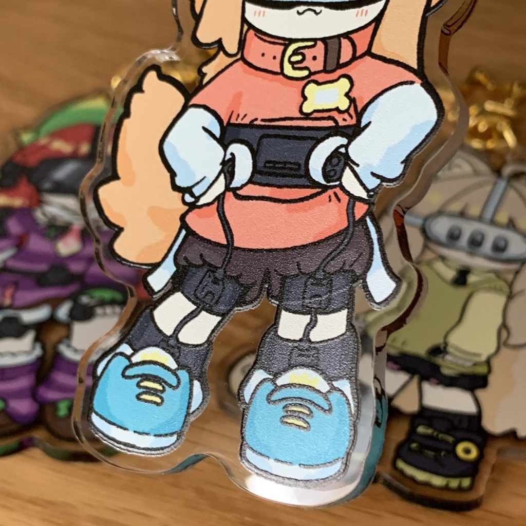 頒布終了【両面アクキー】まめひなた キプフェル イサナイ・ヌク