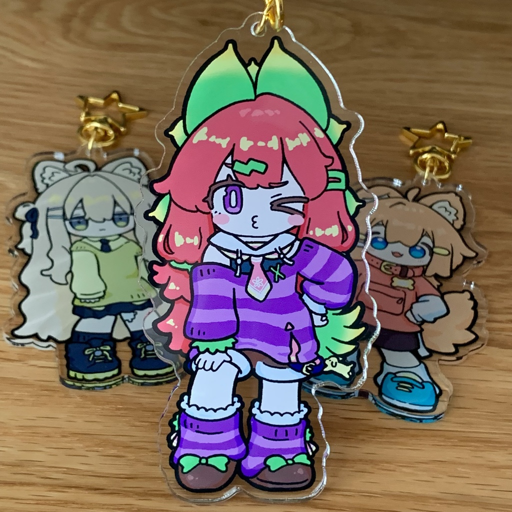 頒布終了【両面アクキー】まめひなた キプフェル イサナイ・ヌク