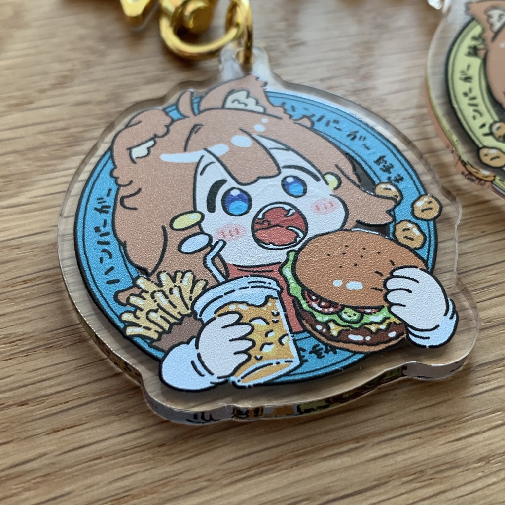 【アクキー】 まめひなた、キプフェル【両面柄有り】