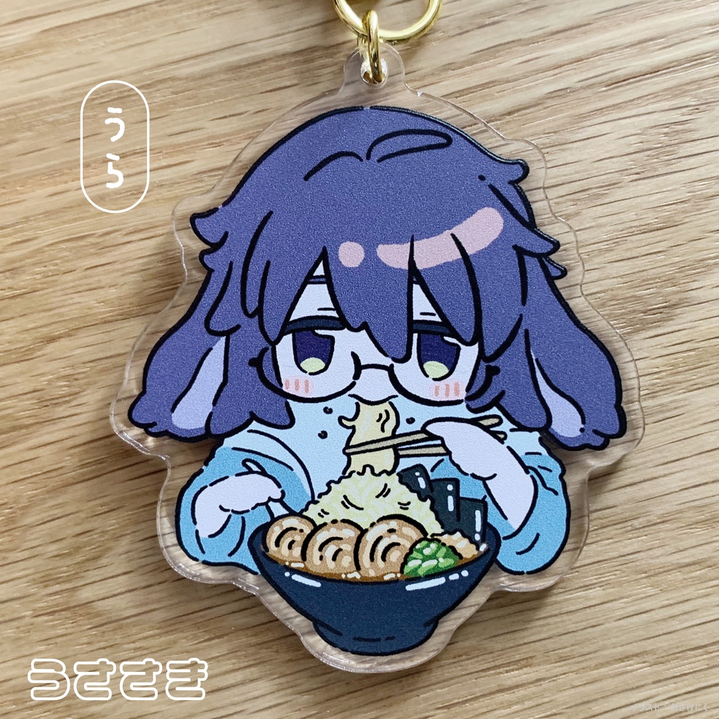 ラーメン食べアクキー