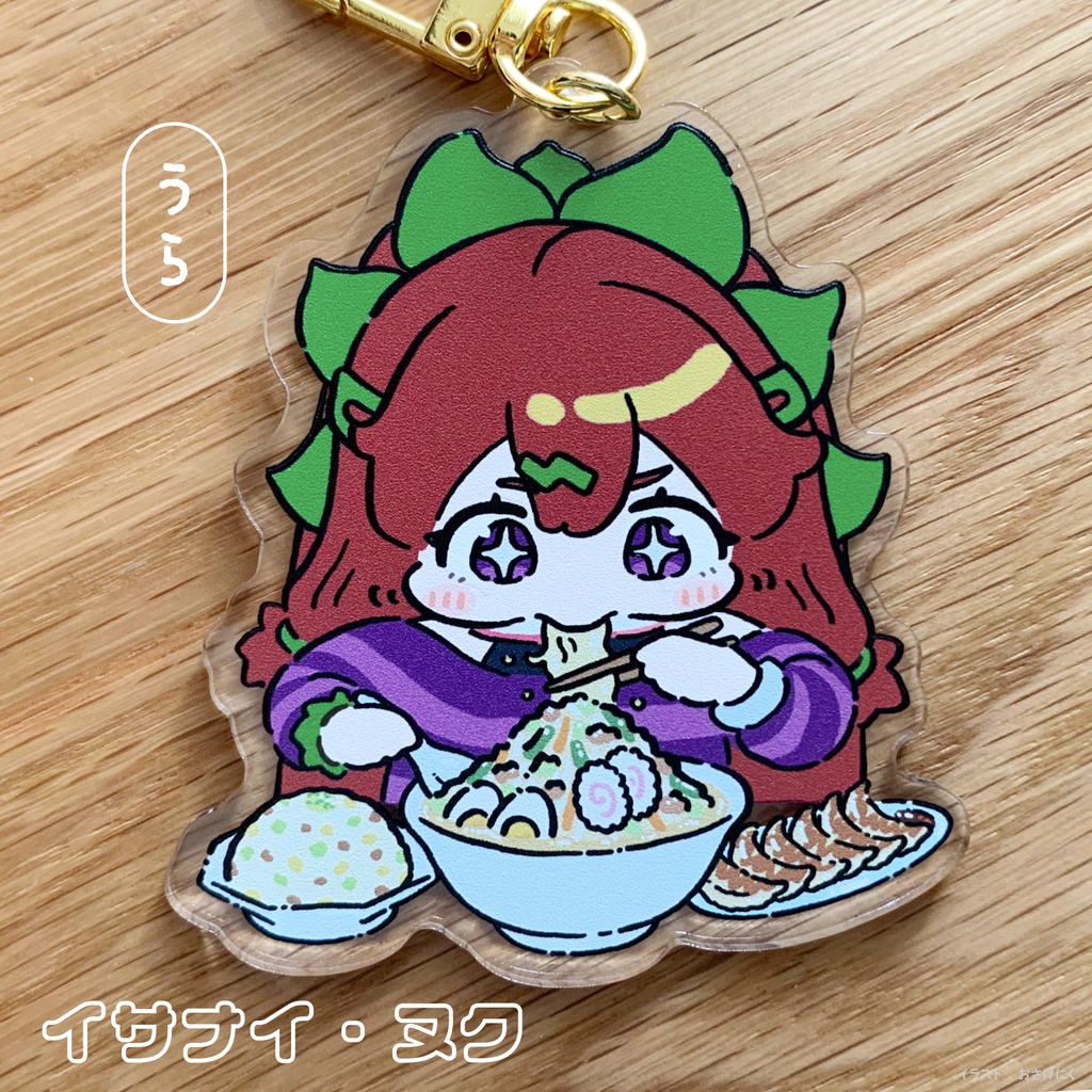 ラーメン食べアクキー