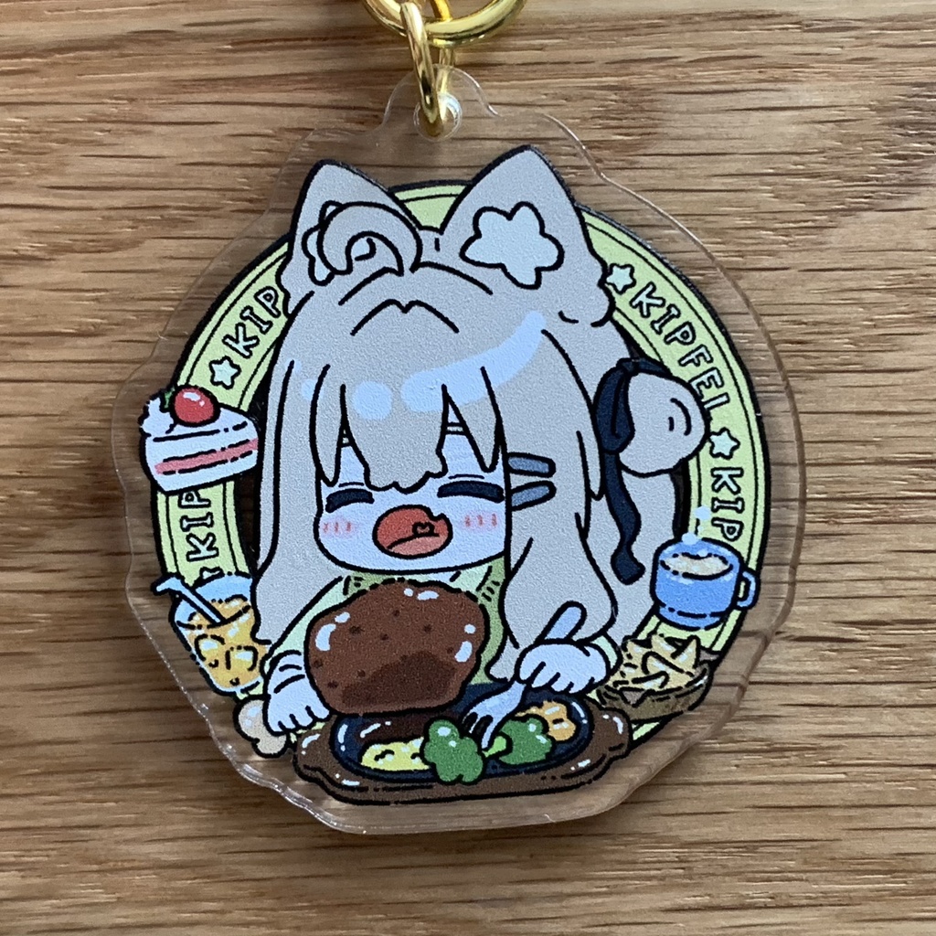 【アクキー】食べひなた達【両面柄有り】