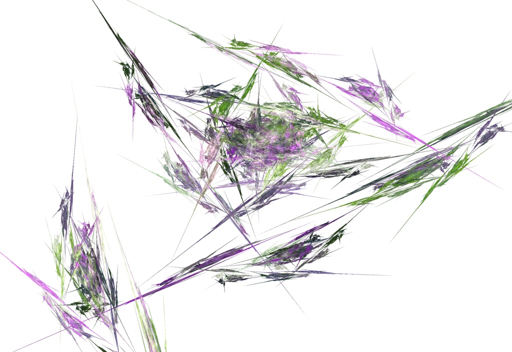 紫色の花の一瞬・作品048番