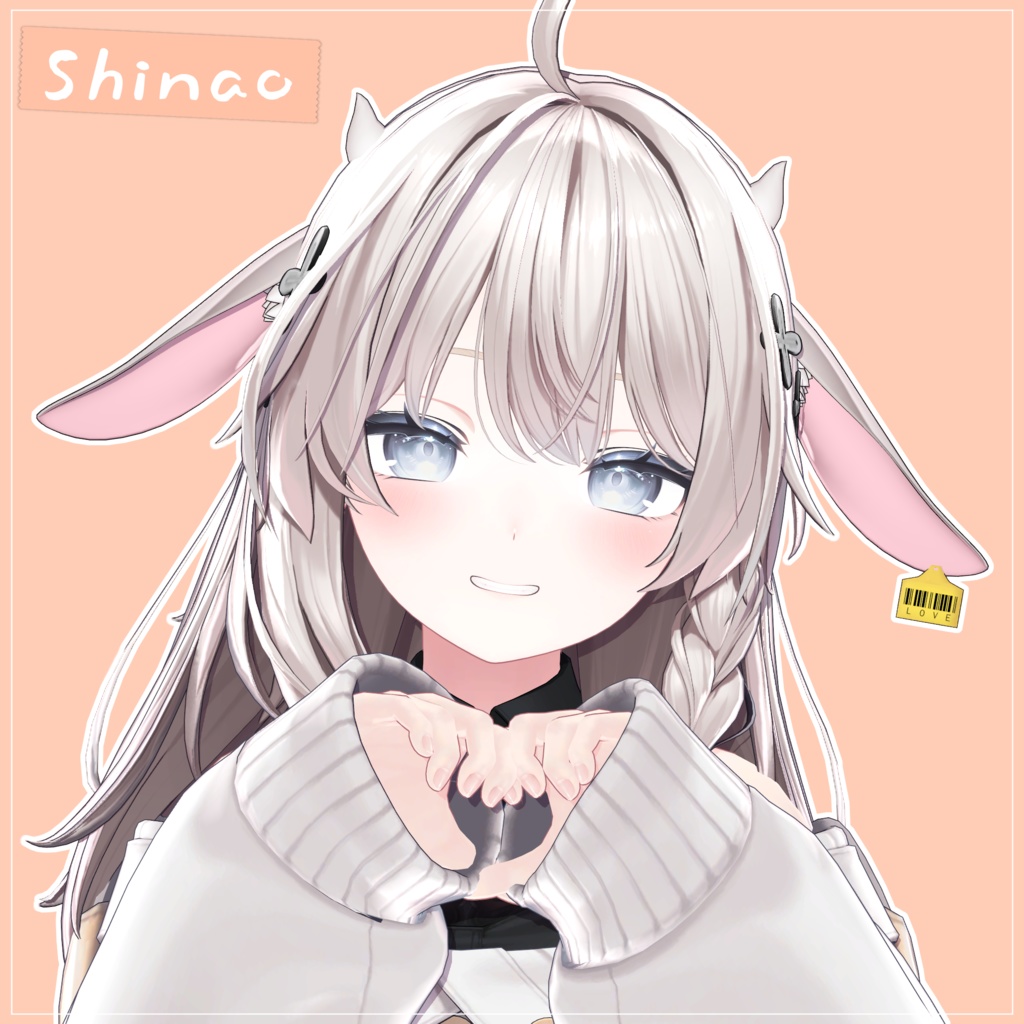 ૮ 【6 アバター対応】 Cow Ear :: 牛の耳 ა