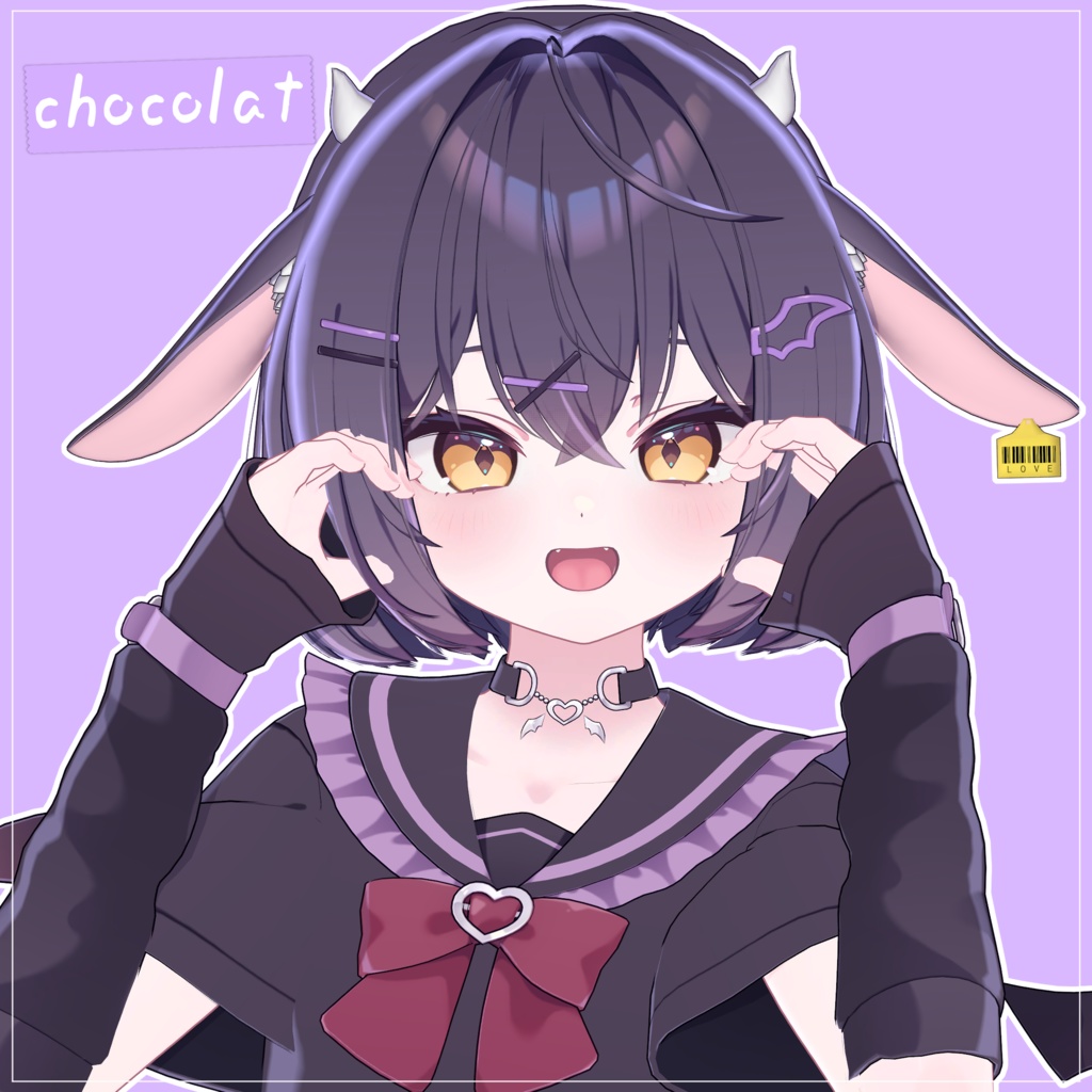 ૮ 【6 アバター対応】 Cow Ear :: 牛の耳 ა