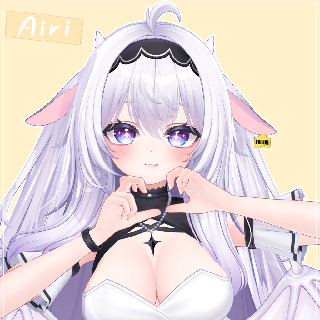 ૮ 【6 アバター対応】 Cow Ear :: 牛の耳 ა