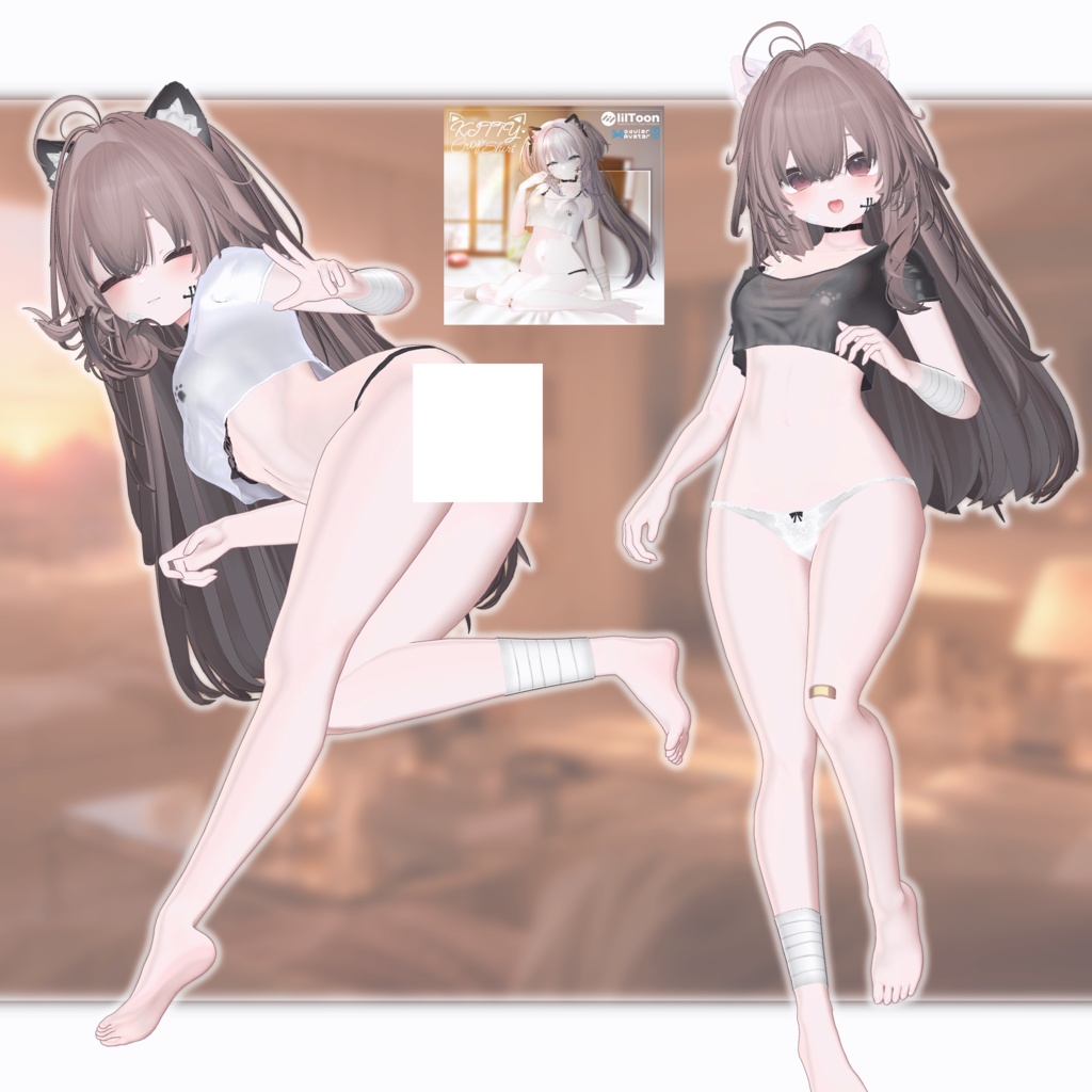 ₍=^・ω・^=₎っKitty Crop Shirt & 『SECRET VOW』 Kaguya 対応追加