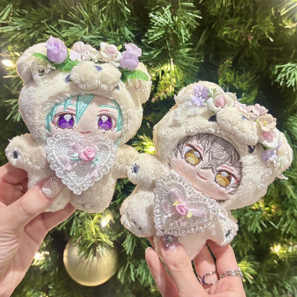 ドールサイズの花かんむり
