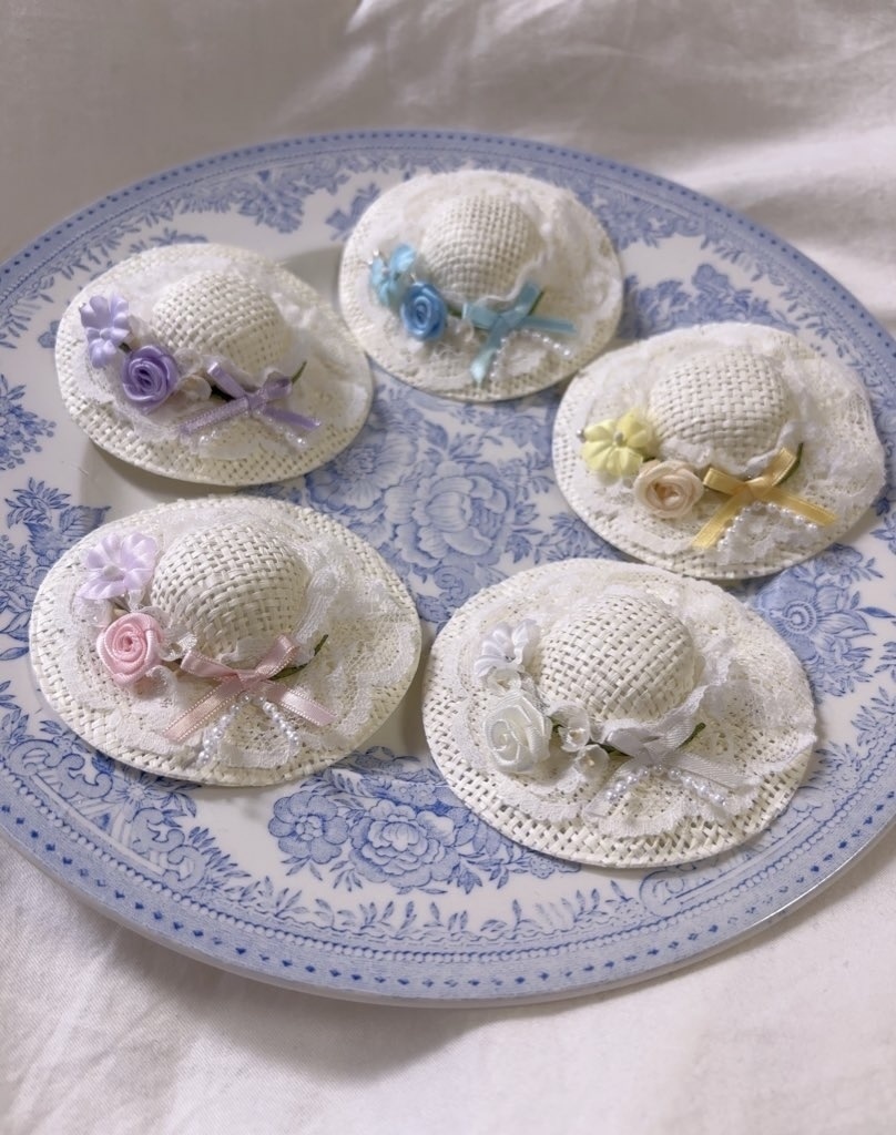 花嫁のフラワーハット