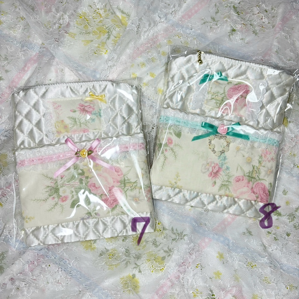 おひるねお布団ポーチ(花柄)