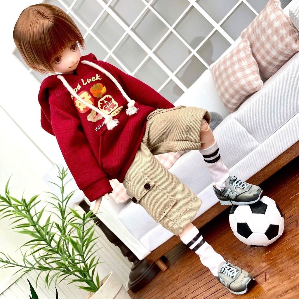 1/6 オビツ21-01 カスタムヘッド+カスタムボディ+服一式 フルセット