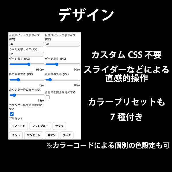 カウンター&タイマープラグイン for わんコメ(OneComme)