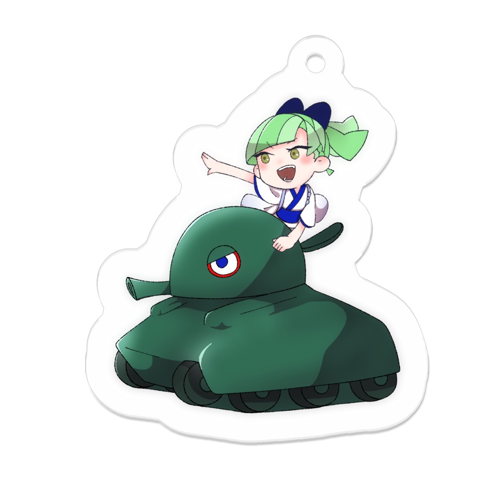 プチ大運動会（あひる）　アクリルキーホルダー