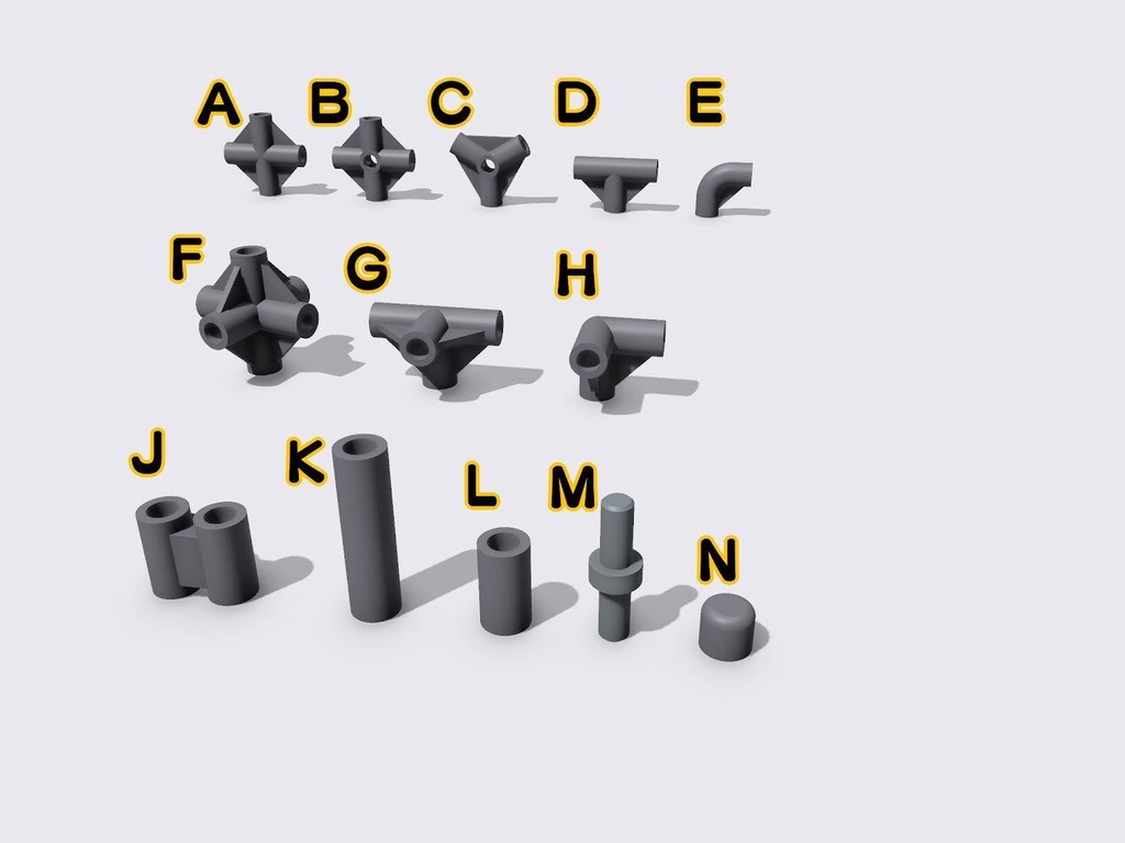 3mm軸用ジョイントパーツ(外径5mm)