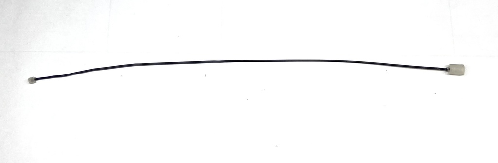 両端3mm軸0.9mm径ビニール被覆針金