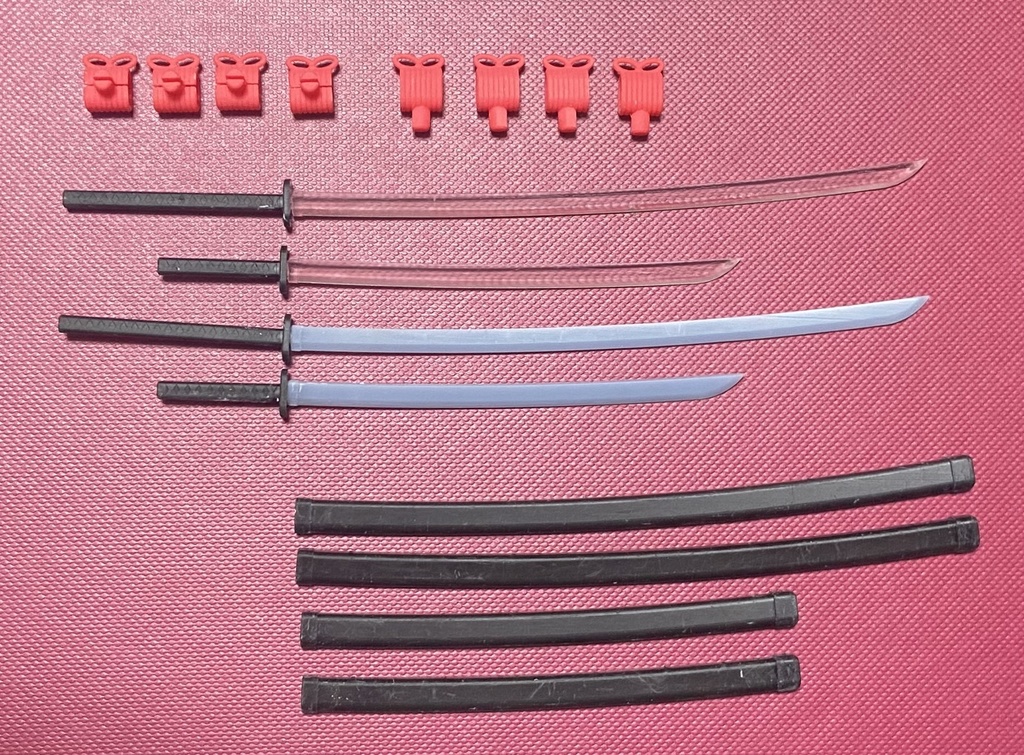 納刀抜刀可能!日本刀(大太刀・小太刀)4本セット