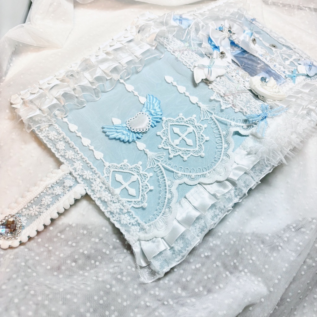 マカロンバインダーデコ/ブルー