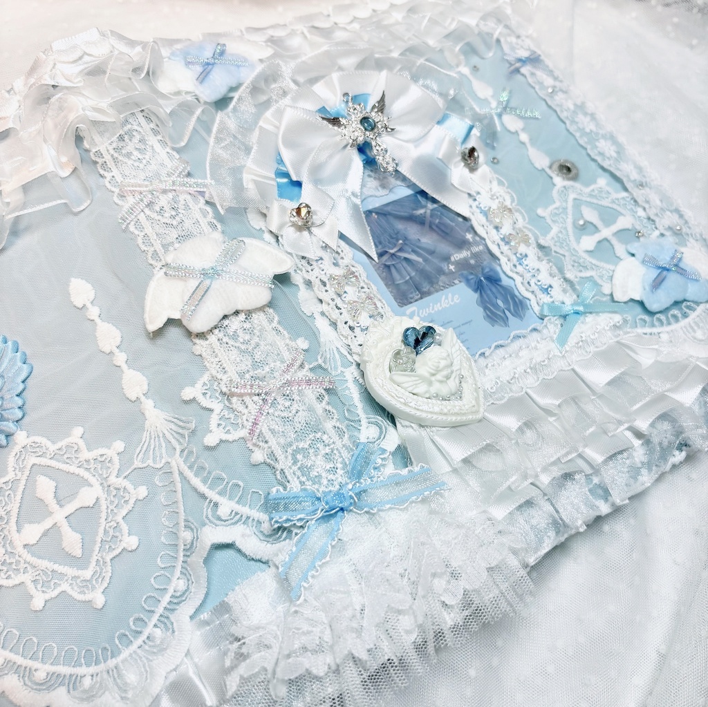 マカロンバインダーデコ/ブルー