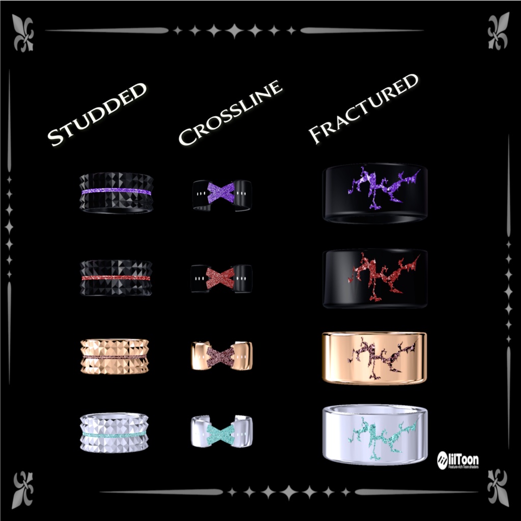 Lunexia Void – Ring Set (4 Types)