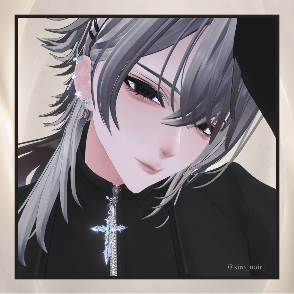 【VRChat対応】【発売記念3Days Sale】9月2日 23:59まで AURELIA BLOOM – Ear Jewelry Set