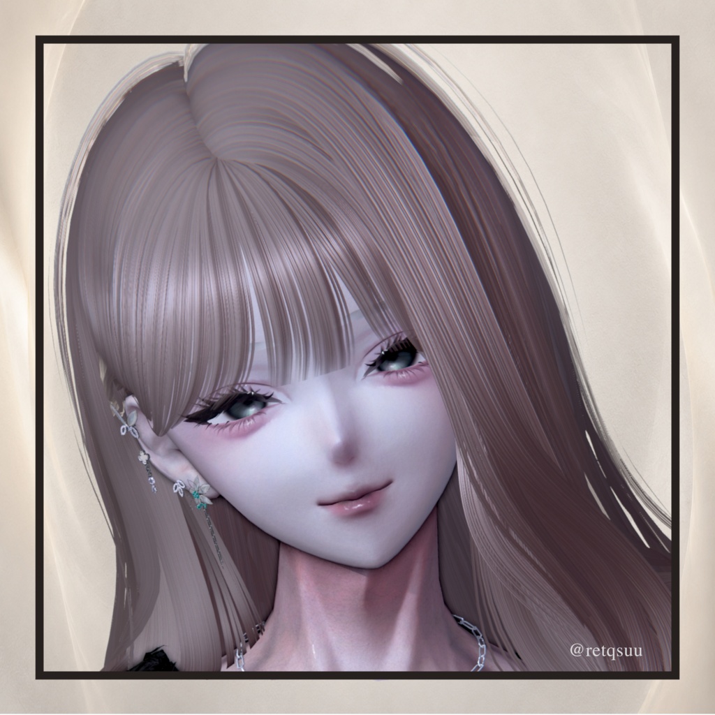 【VRChat対応】【発売記念3Days Sale】9月2日 23:59まで AURELIA BLOOM – Ear Jewelry Set