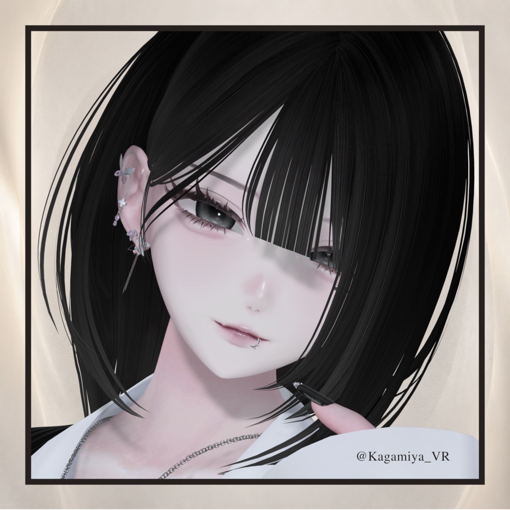 【VRChat対応】【発売記念3Days Sale】9月2日 23:59まで AURELIA BLOOM – Ear Jewelry Set