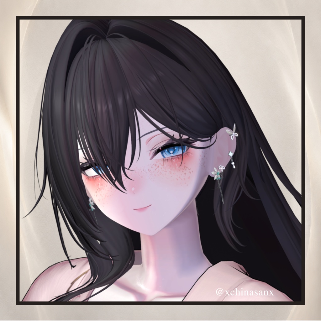 【VRChat対応】【発売記念3Days Sale】9月2日 23:59まで AURELIA BLOOM – Ear Jewelry Set