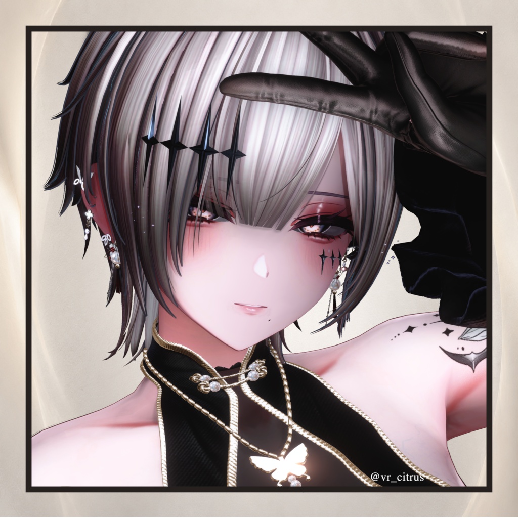 【VRChat対応】【発売記念3Days Sale】9月2日 23:59まで AURELIA BLOOM – Ear Jewelry Set