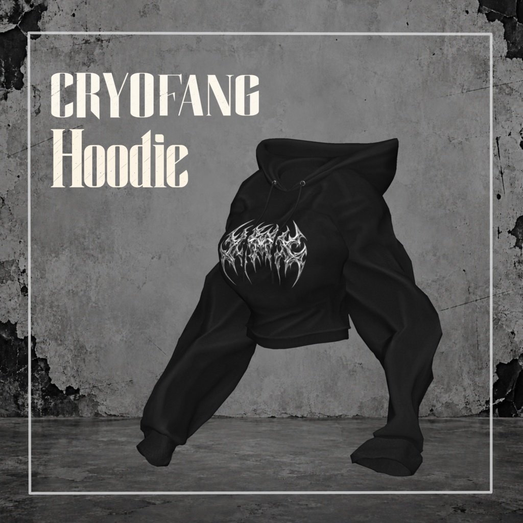 【VRChat対応|発売記念24時間限定500円】CRYO FANG – Hoodie / Pants / Shoes Set