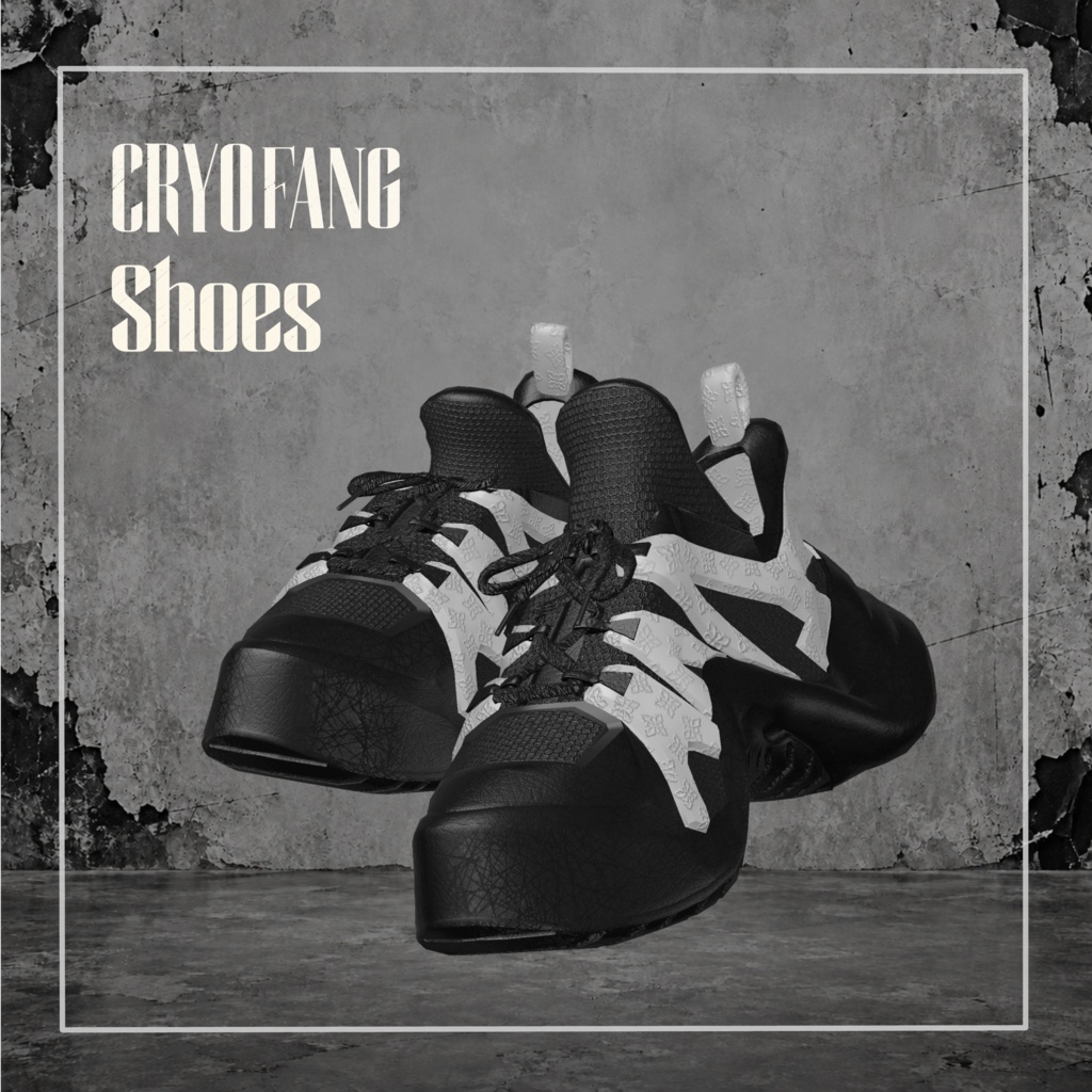 【VRChat対応|発売記念24時間限定500円】CRYO FANG – Hoodie / Pants / Shoes Set