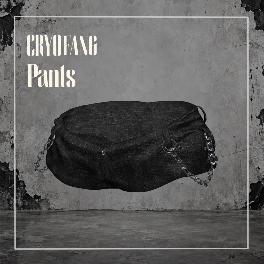 【VRChat対応|発売記念24時間限定500円】CRYO FANG – Hoodie / Pants / Shoes Set