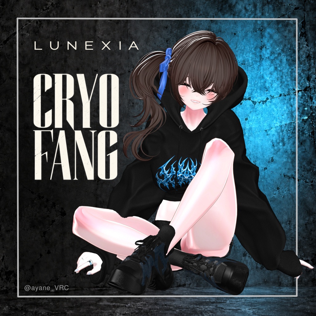【VRChat対応|発売記念24時間限定500円】CRYO FANG – Hoodie / Pants / Shoes Set