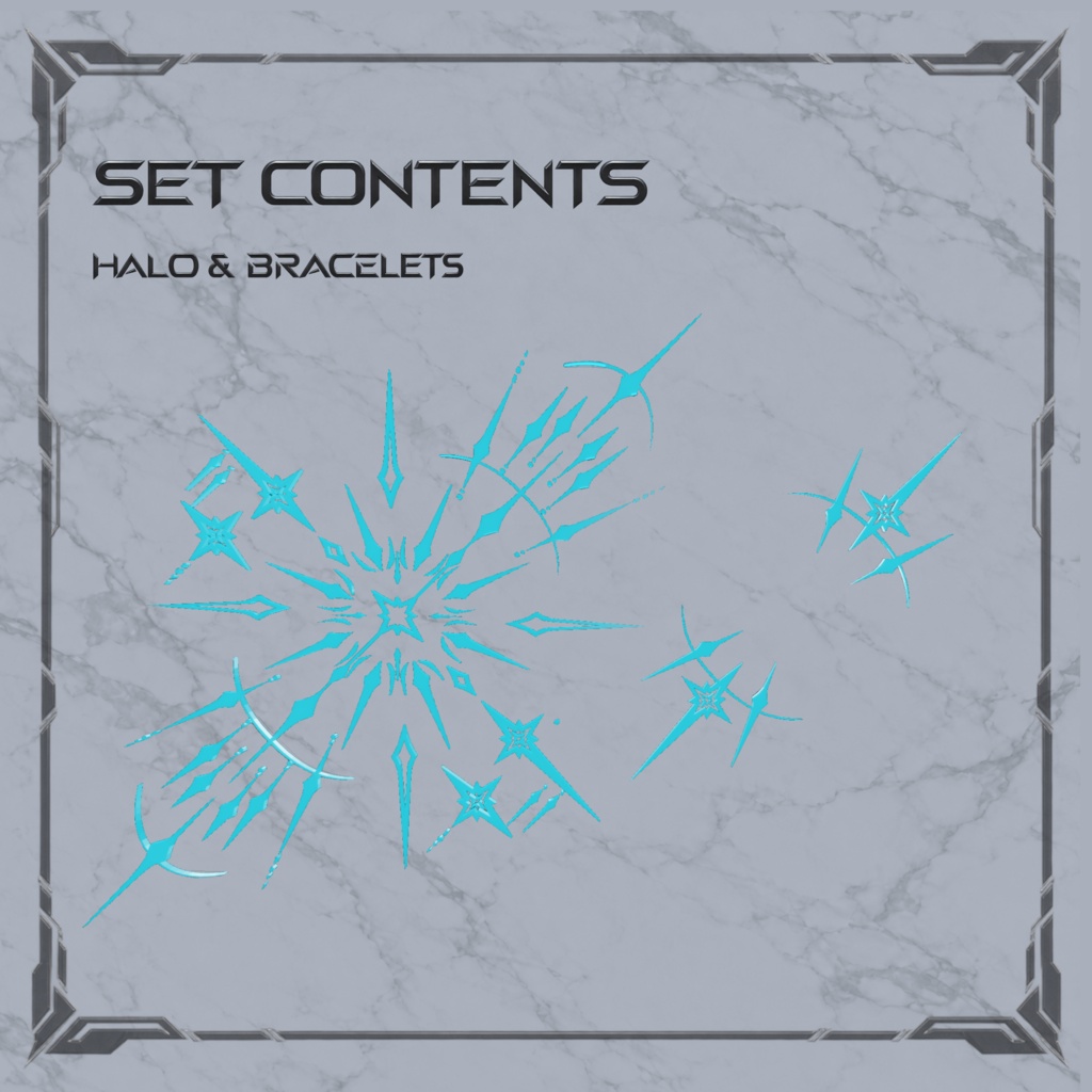 【VRChat対応】ASTRAL RIFT – Halo & Bracelet Set